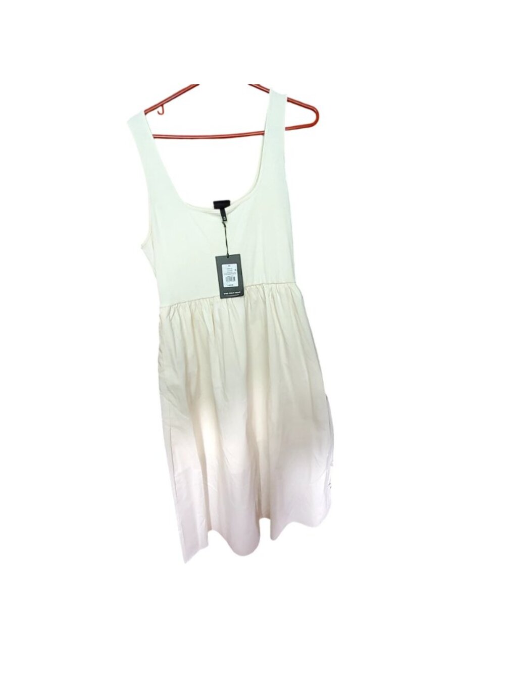 Who What Wear Womens Size XL White Sleeveless Dress perfect for warm weather